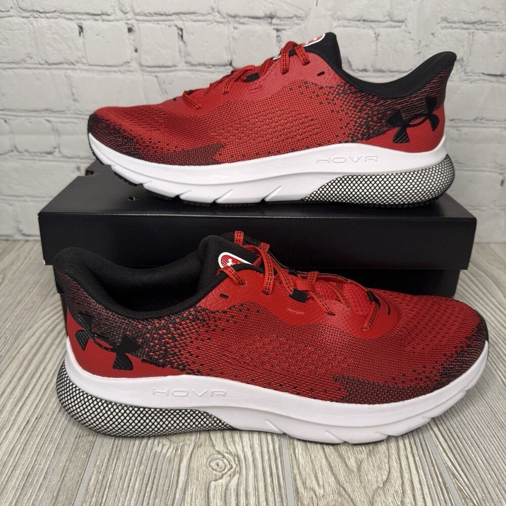 Under Armour HOVR Turbulence 2 Running Shoes Men’s 12 Red White Training New